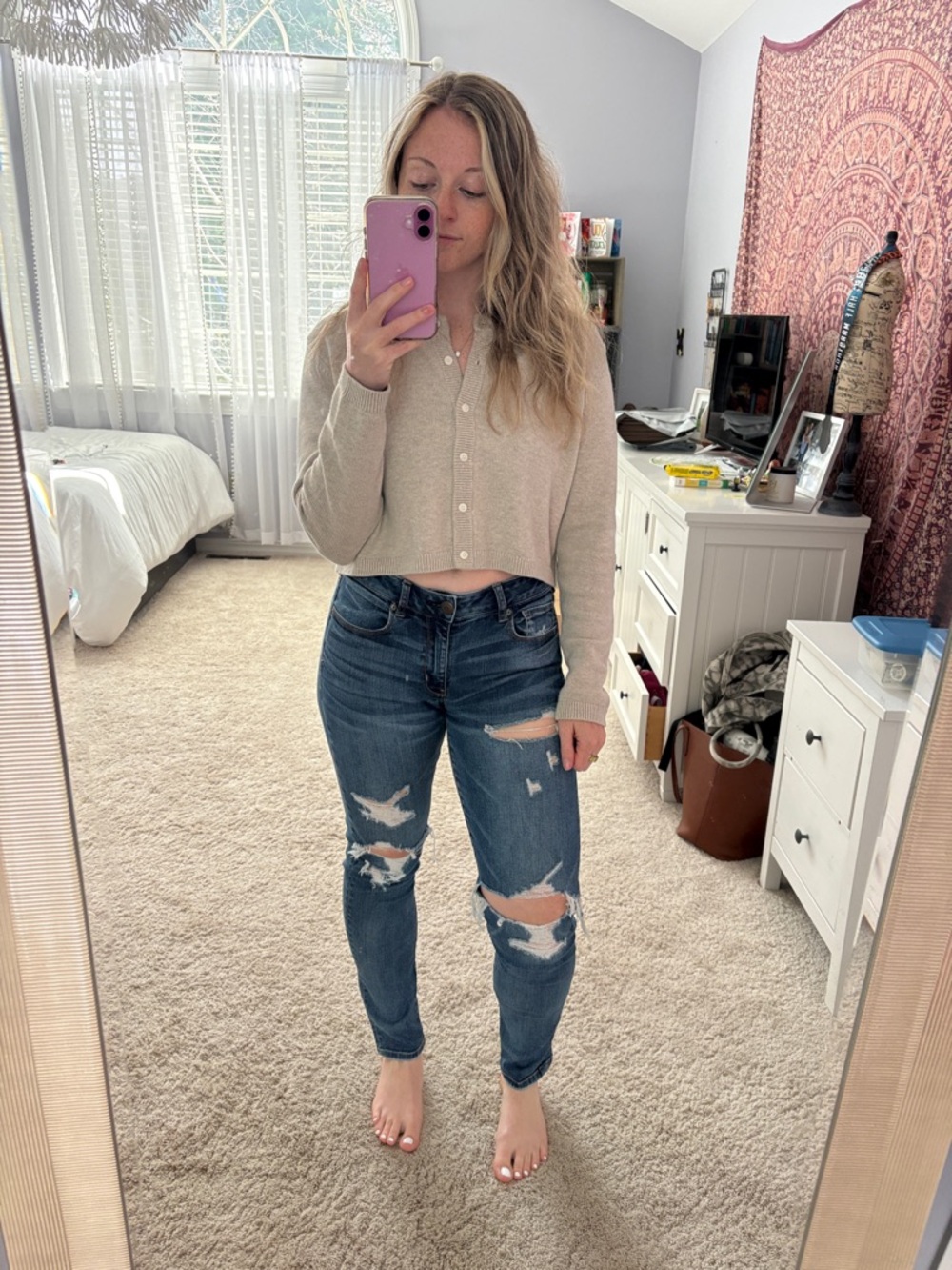 American Eagle AE Skinny Low Rise Stretch Size 8 Jeans